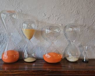Glass Sand Timers Set