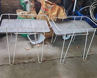 MidCentury Plant Stands Pair