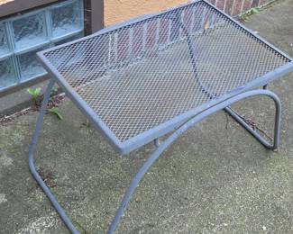 Woodard Metal Mesh Side Table