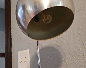 MidCentury Chrome Eyeball Lamp, set of second image
