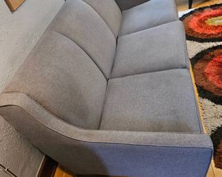 Gray Upholstered Sofa second image