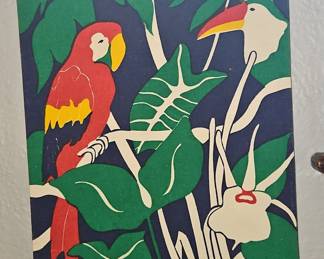 Marushka Parrot and Toucan Print