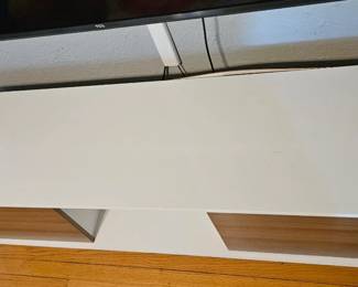 MidCentury Modern White Walnut TV Stand second image