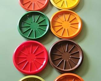 Vintage Tupperware Coaster Set