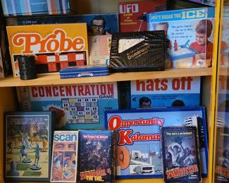 Vintage Board Games Collection