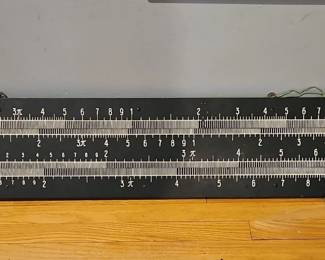 Vintage Welch Demonstration Slide Rule