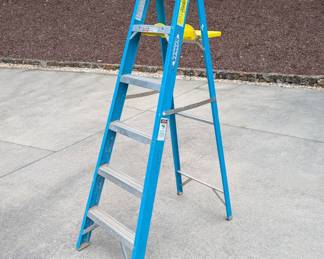 V141 - 2 Available. $50 each. Werner 6' Step Ladder. Model 6006S.