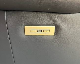 V5 - $2800. *LIKE NEW* Natuzzi Editions. Forza X790 Power Reclining Sectional. Power headrests.