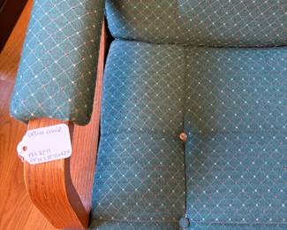 V106 - $25. Vintage Office Chair. Measures 24” x 24” x floor to seat 20” x floor to back 42” Tall.