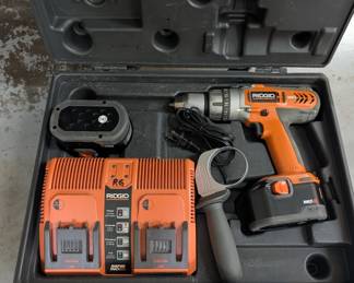 V168 - $70. Ridgid Drill and Battery Charger.