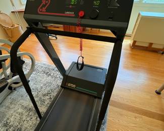V84 - $100. Landice Sprint 8700 Treadmill. Measures 72” x 28” x 51.5” Tall