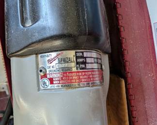 V154 - $60. Milwaukee Sawzall Corded with metal case & extra blades.
