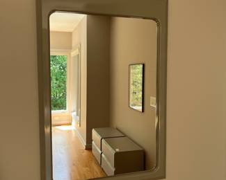 V22 - $75. Grey Lane Furniture Mirror. Measures 30.25 x 45”.