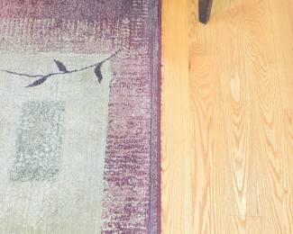 V58 - $50. Area RugMeasures 69” x 47”.