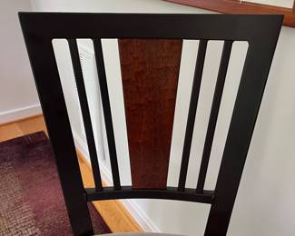 V2 - $650. Set of 4 . "Madison" Amisco Barstools. Counter Height Swivel. Model 41406-26BA. Measures 18” Wide x 17” Deep x Floor to Seat 25.5” x Floor to Back 40.25” Tall. Excellent condition.