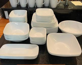 V126 - $175. Corelle Vitrelle. 103 Pieces total