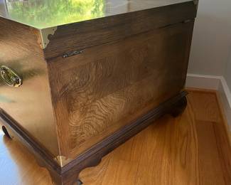V15 - $145. Asian Style Lane Furniture Chest. Measures 25” x 17” x 19” Tall.