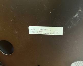 V2 - $650. Set of 4 . "Madison" Amisco Barstools. Counter Height Swivel. Model 41406-26BA. Measures 18” Wide x 17” Deep x Floor to Seat 25.5” x Floor to Back 40.25” Tall. Excellent condition.