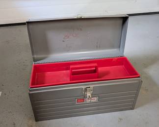 V144 - $40. Craftsman Toolbox with lift out tray.