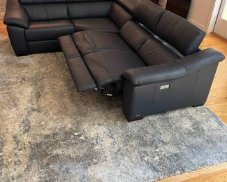 V5 - $2800. *LIKE NEW* Natuzzi Editions. Forza X790 Power Reclining Sectional. Power headrests.