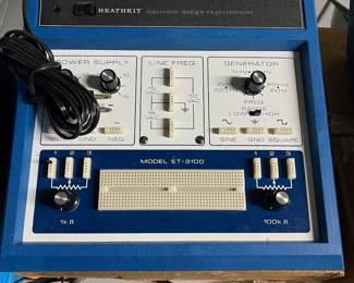V122 - $300. Vintage Healthkit Lot. Microprocessor Trainer Systems with tons of accessories.