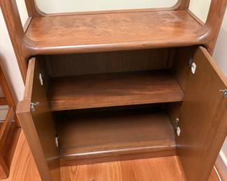 V93 - $150. PAIR of Lighted Display Cabinets. Each Measures 30” x 15” x 78” Tall.