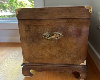 V15 - $145. Asian Style Lane Furniture Chest. Measures 25” x 17” x 19” Tall.