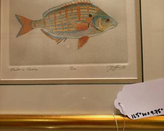 V81 - $35. "Sailor's Choice" #11/100. Measures 11.5” x 9.75“.