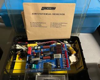 V122 - $300. Vintage Healthkit Lot. Microprocessor Trainer Systems with tons of accessories.