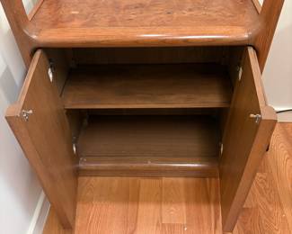V93 - $150. PAIR of Lighted Display Cabinets. Each Measures 30” x 15” x 78” Tall.