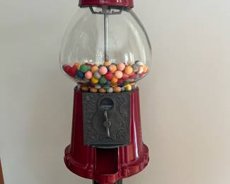 V14 - $100. Carousel Industries Inc. Gumball Machine. Measures 39” Tall.