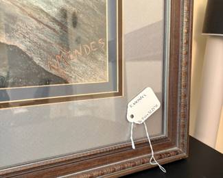 V90 - $350. Kathye Mendes Charcoal Original. VA Artist. Measures 36.5“ x 32.25”.