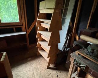 Hand made saw horses