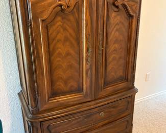 Vintage 1970's wooden Armoire