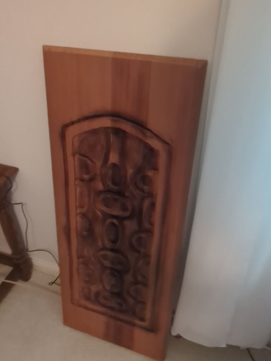 Evelyn Ackerman Mid-Century Modern Wood Panel