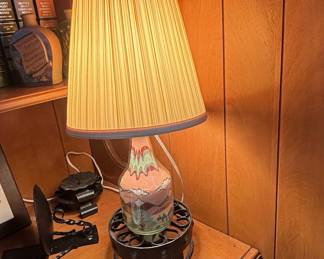 Layered Sand Art Bottle Lamp