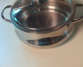 Berndes Stainless Steel Saucepan with Glass Lid
