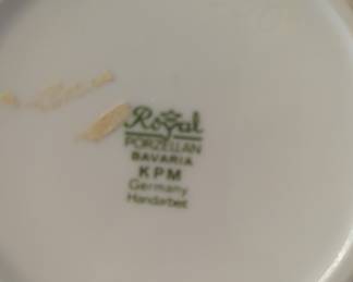Vintage Dresden in Nymphenburg Porcelain Ashtray