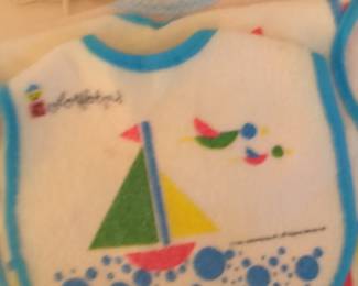 Sailboat Baby Bib - "for Babies"