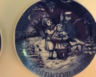 Bareuther Weihnachten Christmas Plates