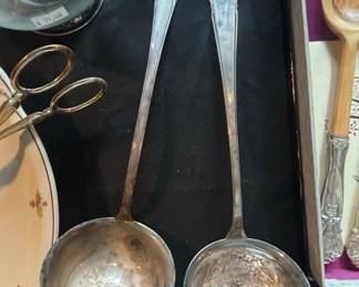 Silver Plated Ladles (Set of 2) - Possibly WM ROGERS