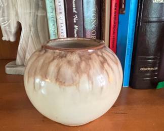 Mid-Century Drip Glaze Ceramic Vase - Brush McCoy Style