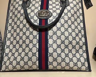Gucci GG Monogram Sherry Line Boston Bag