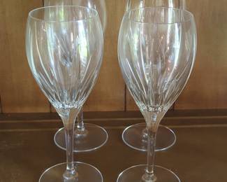 Christofle Iriana Crystal Wine Glasses