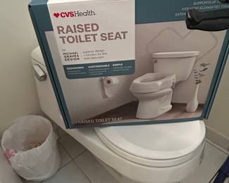 CVS Health Raised Toilet Seat by Michael Graves Design