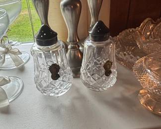 Waterford Crystal Lismore Salt and Pepper Shakers