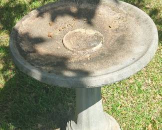 Concrete Bird Bath