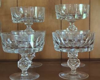 Cristal D'Arques-Durand "Louvre" Champagne Coupes