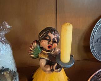 Vintage Thun Bozner Angel Candlestick Holder