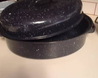 Granite Ware Roasting Pan with Lid